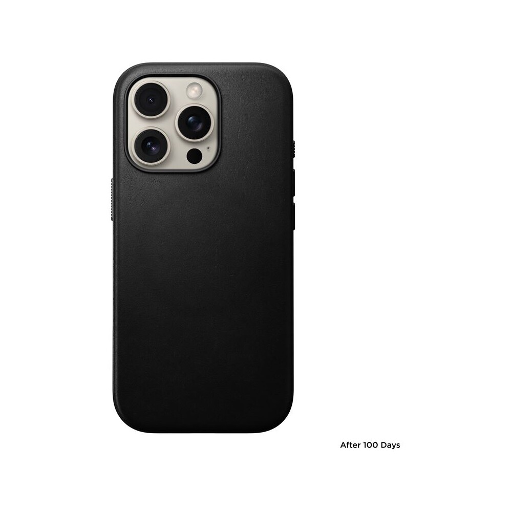 Nomad-Modern-Leather-Case-MagSafe-kryt-iPhone-16-Pro-cerny