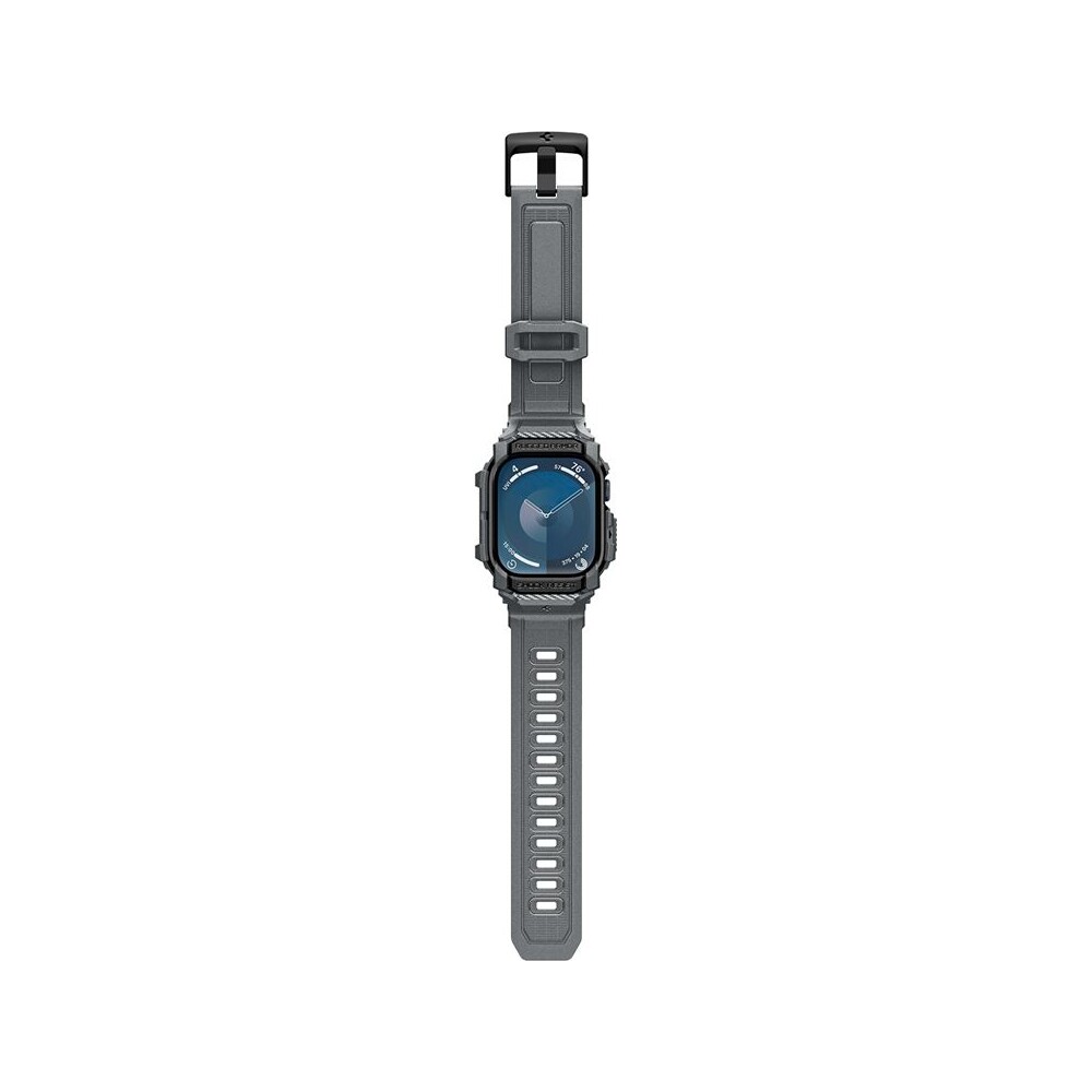 Spigen-Rugged-Armor-Pro-reminek-s-pouzdrem-Apple-Watch-10-11-46mm-sedy