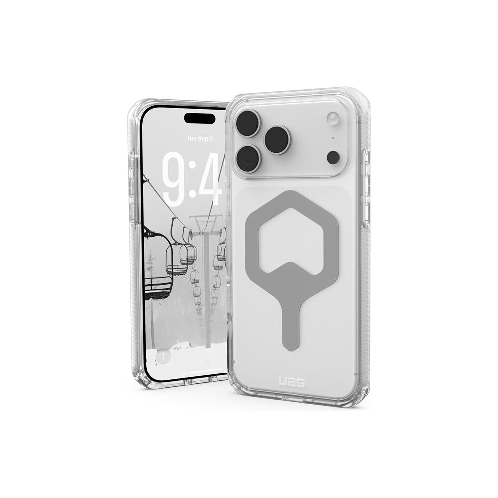 UAG-Plyo-Magsafe-kryt-iPhone-17-Pro-Max-ciry-stribrny