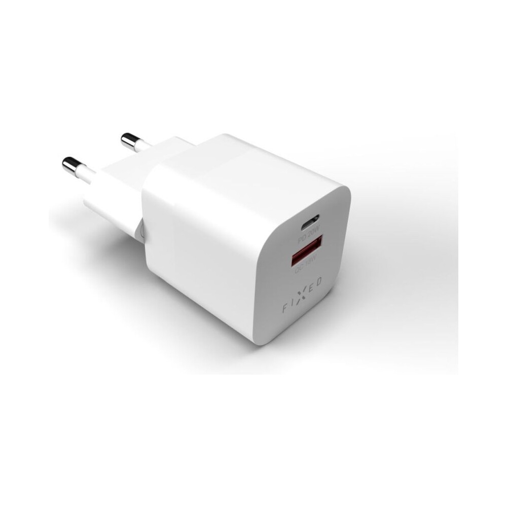 FIXED-Mini-nabijecka-s-USB-C-a-USB-A-vystupem-PD-20W-a-QC-3-0-bila