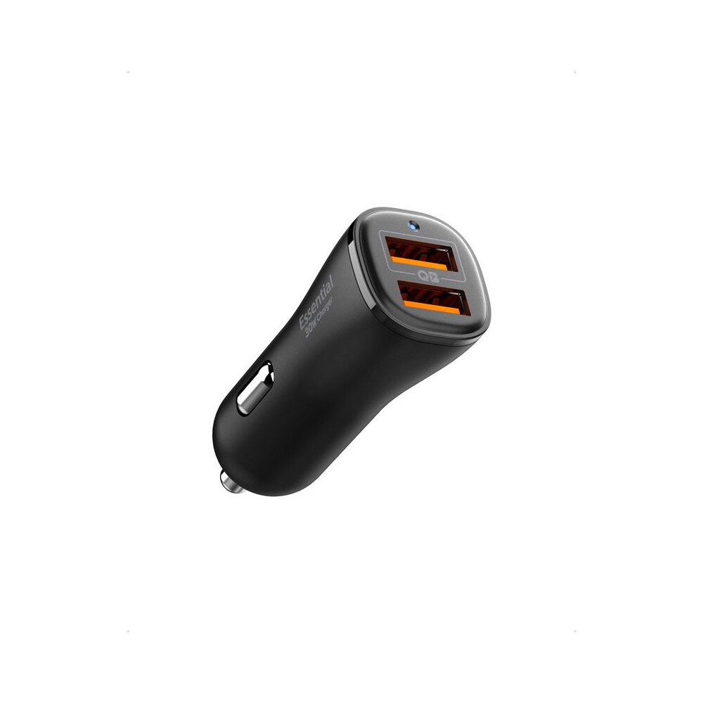 Spigen-Essential-30W-USB-A-nabijecka-do-auta-EV302-cerna