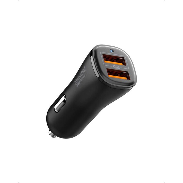 Spigen-Essential-30W-USB-A-nabijecka-do-auta-EV302-cerna