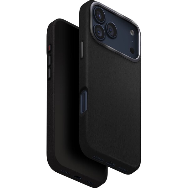 UNIQ-Lyden-Premium-Leatherette-MagClick-MagSafe-kryt-iPhone-17-Pro-Max-Dallas-Black