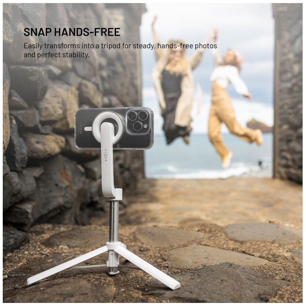 FIXED-MagSnap-selfie-tyc-s-tripodem-podporou-MagSafe-bila