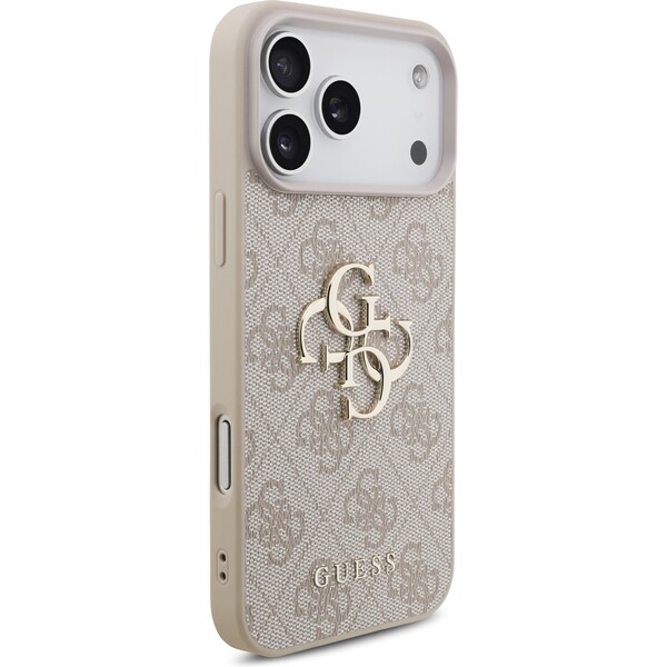 Guess-PU-4G-Metal-Logo-Strap-kryt-iPhone-17-Pro-Max-ruzovy