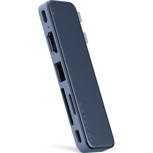 Satechi-USB-C-Snap-Hub-MacBook-Neo-indigove-modry