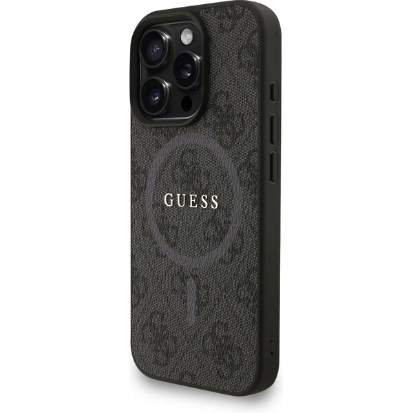 Guess-PU-Leather-4G-Colored-Ring-Strap-MagSafe-kryt-iPhone-16-Pro-Max-cerny