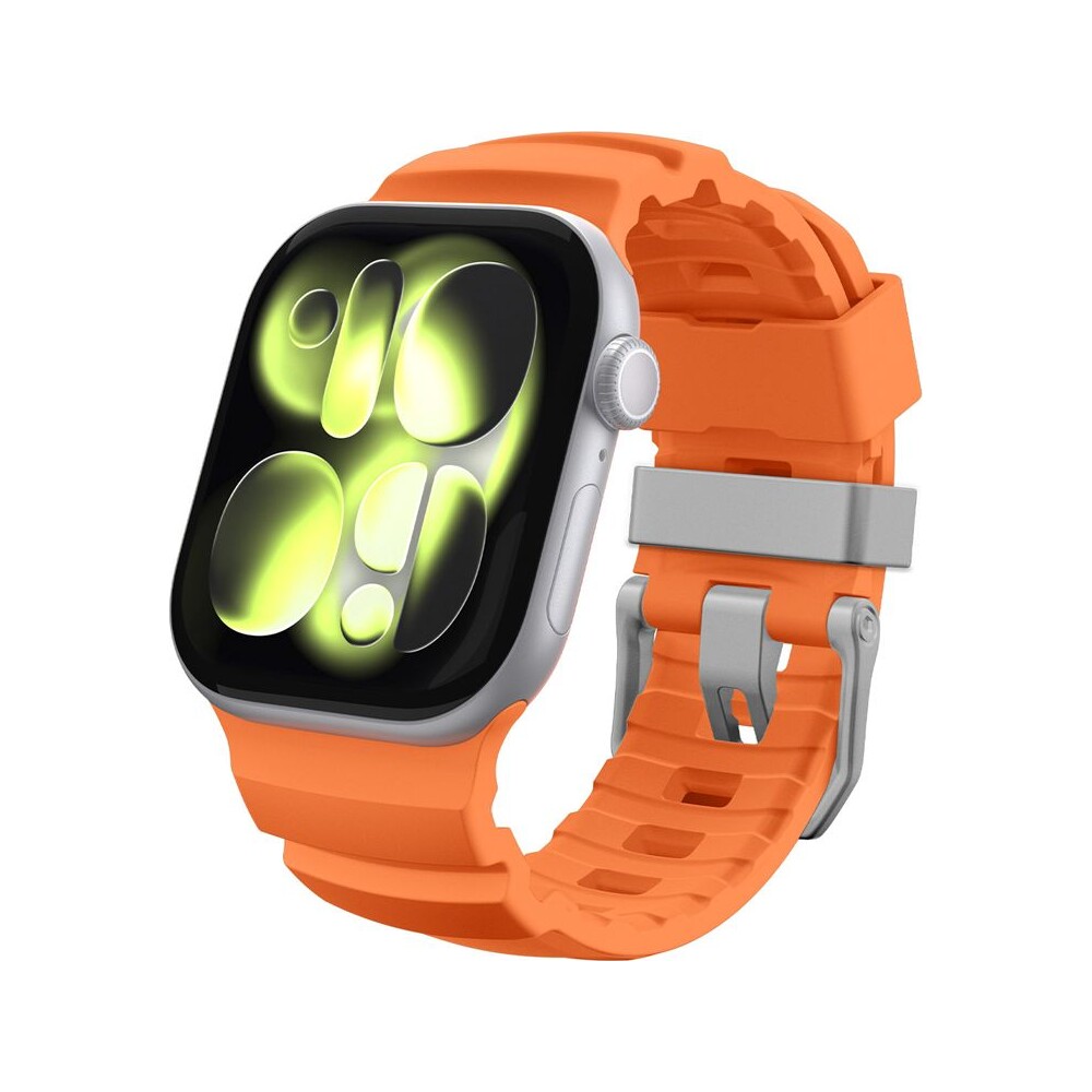 Spigen-Silicone-Band-reminek-Apple-Watch-49-46-45-44mm-oranzovy