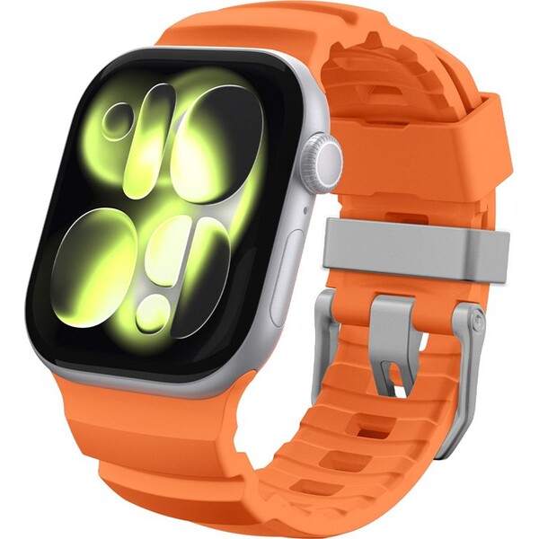 Spigen-Silicone-Band-reminek-Apple-Watch-49-46-45-44mm-oranzovy