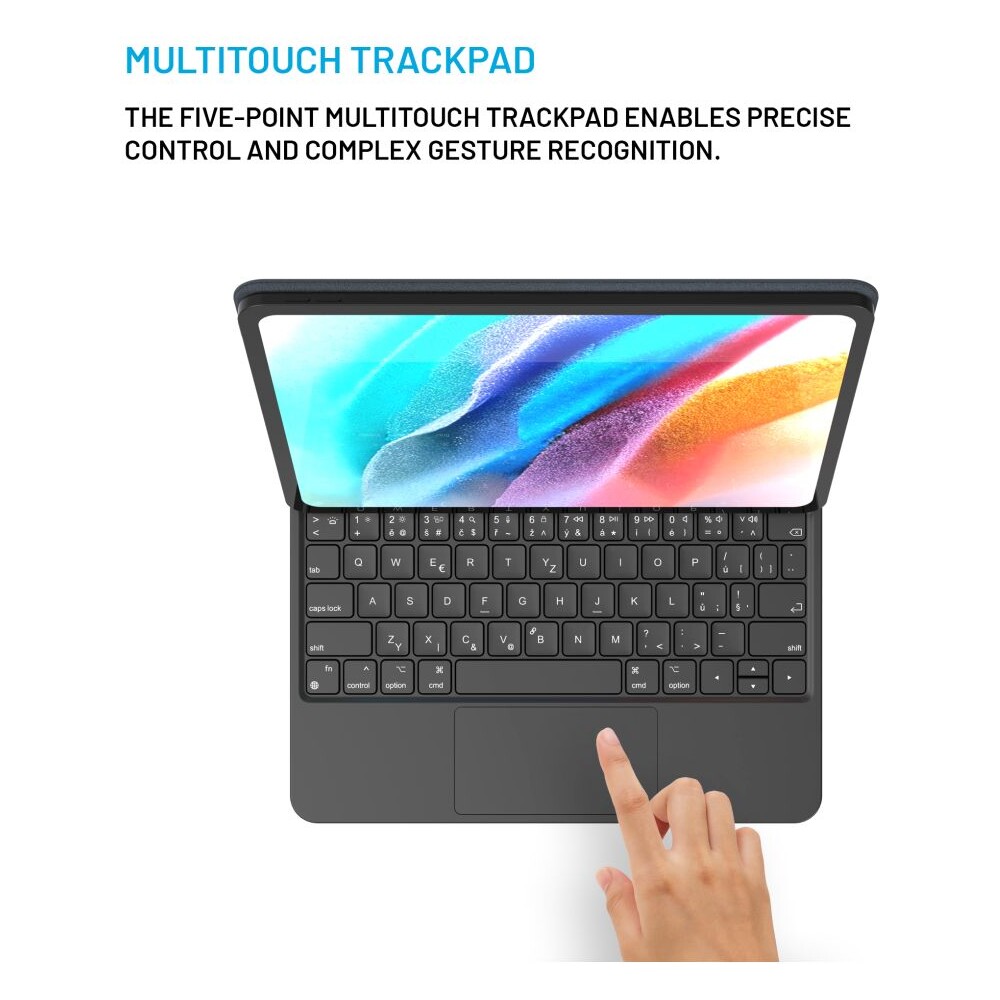 FIXED-Typee-pouzdro-s-bezdratovou-klavesnici-Apple-iPad-Pro-11-M5-2025-M4-2024-CZ-cerna