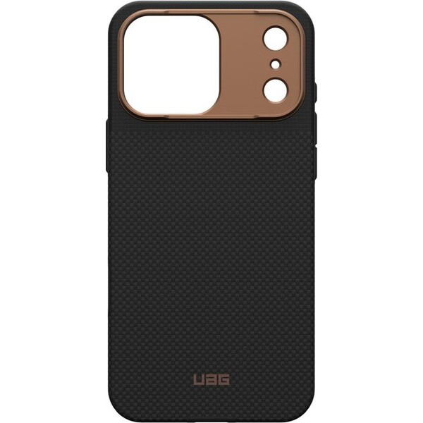 UAG-Fibr-Armr-MagSafe-kryt-iPhone-17-Pro-Max-kevlar-cerny-bronzovy