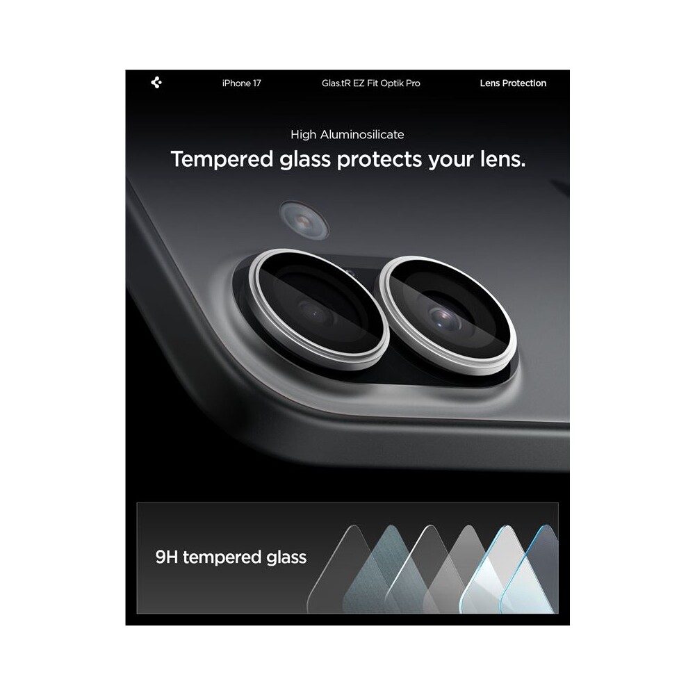 Spigen-Glass-tR-EZ-Fit-Optik-Pro-skla-iPhone-17-silver-2-ks-