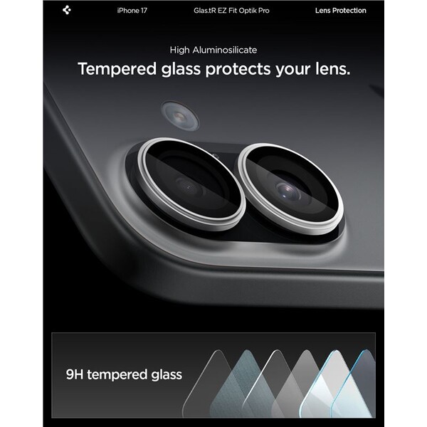 Spigen-Glass-tR-EZ-Fit-Optik-Pro-skla-iPhone-17-silver-2-ks-