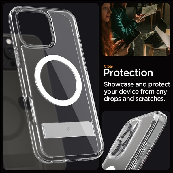Spigen-Ultra-Hybrid-S-MagSafe-kryt-iPhone-16-Pro-crystal-clear