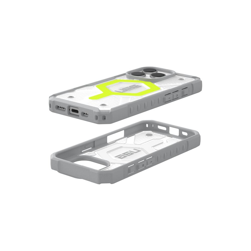 UAG-Pathfinder-Clear-Magsafe-kryt-iPhone-16-Pro-Active-Neon