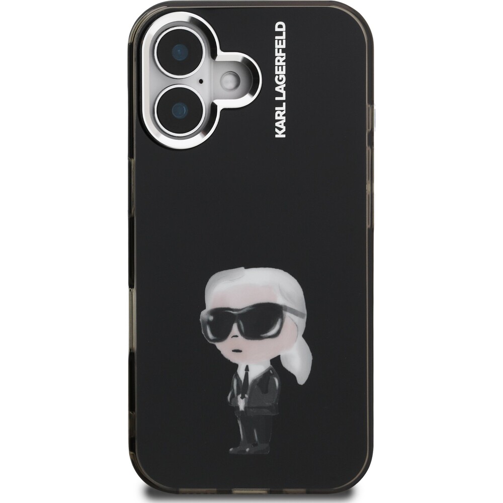 Karl-Lagerfeld-IML-Aquarelle-Karl-kryt-iPhone-16-cerny