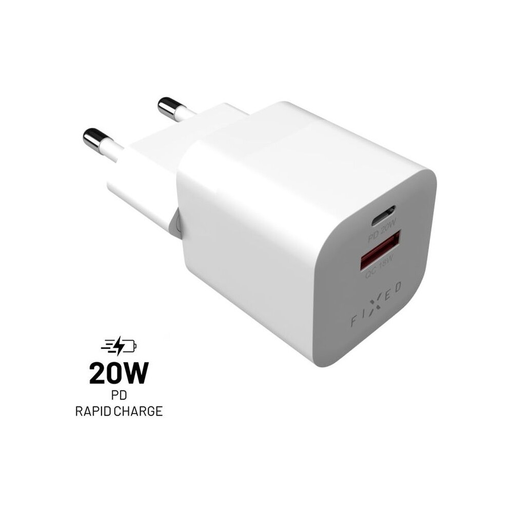FIXED-Mini-nabijecka-s-USB-C-a-USB-A-vystupem-PD-20W-a-QC-3-0-bila