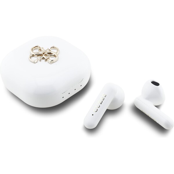 Guess-4G-Metal-Logo-TWS-Bezdratova-sluchatka-bila