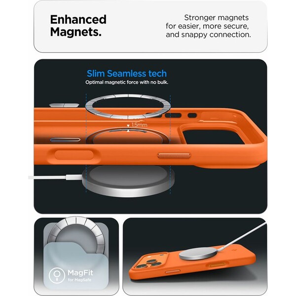 Spigen-Silicone-Fit-MagSafe-kryt-iPhone-17-Pro-Max-cosmic-orange