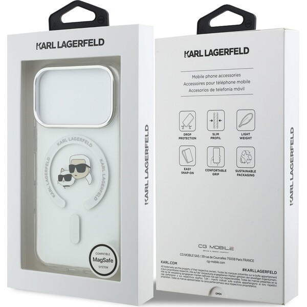 Karl-Lagerfeld-IML-K-CH-Heads-Metal-Frame-MagSafe-kryt-iPhone-17-Pro-ciry
