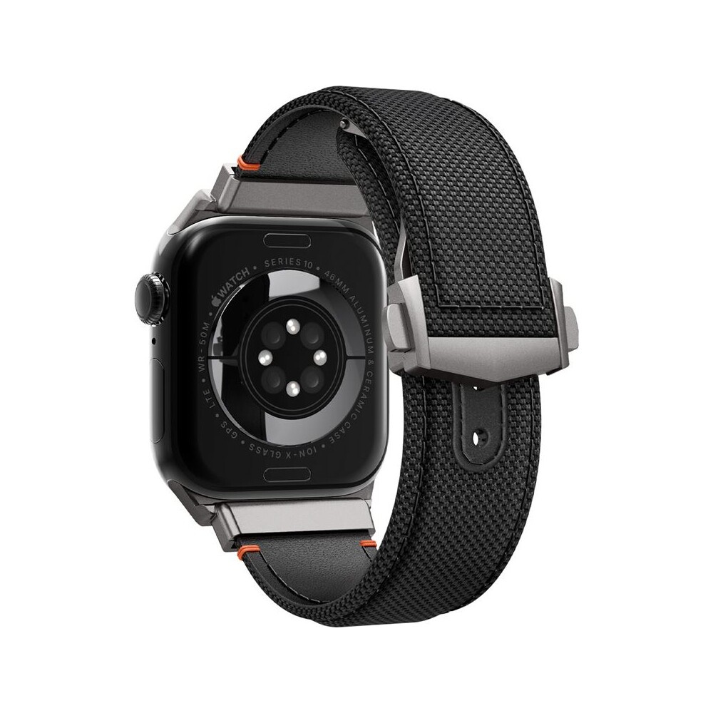 Spigen-Classic-Fit-reminek-Apple-Watch-49-46-45-44mm-cerny