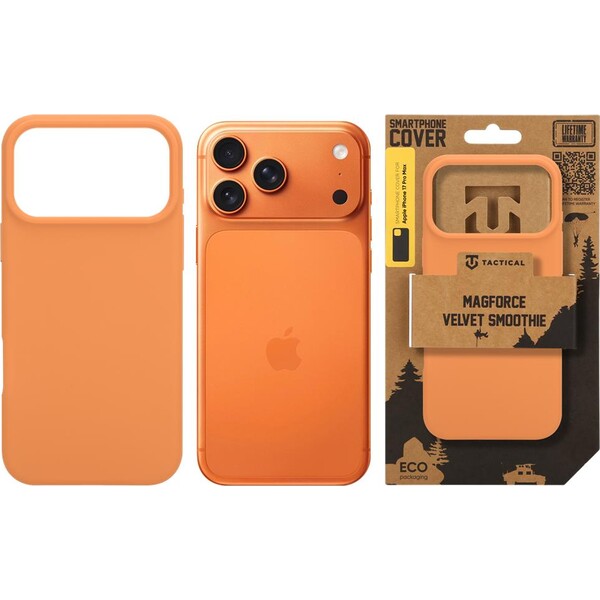 Tactical-MagForce-Velvet-Smoothie-kryt-Apple-iPhone-17-Pro-Max-oranzovy