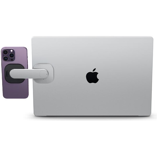 Spigen-OneTap-Monitor-Laptop-Mount-S312-nalepovaci-MagSafe-drzak-stribrny