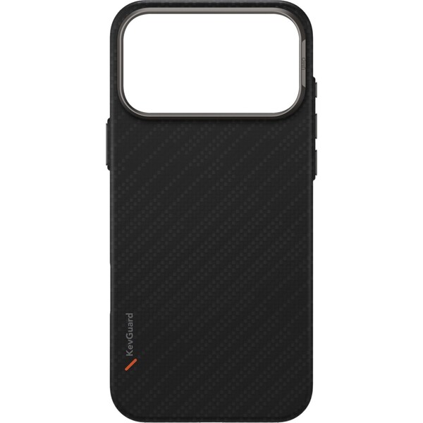 UNIQ-Keva-Edge-MagClick-MagSafe-kryt-iPhone-17-Pro-Max-Carbon-Black
