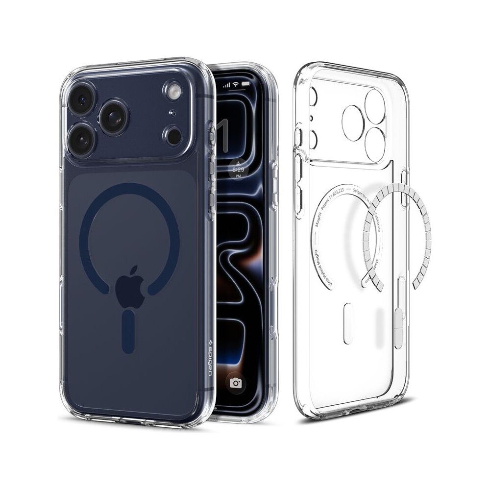 Spigen-Ultra-Hybrid-MagSafe-kryt-iPhone-17-Pro-Max-clear-deep-blue