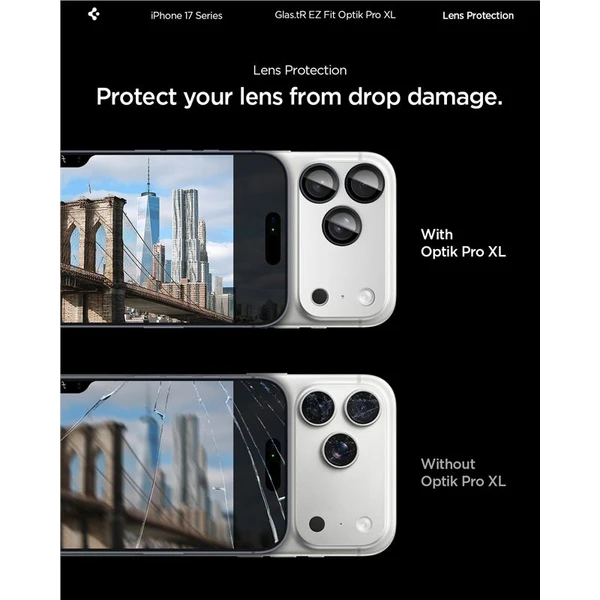 Spigen-Glass-tR-EZ-Fit-Optik-Pro-XL-sklo-na-fotoaparat-iPhone-17-Pro-Max-stribrne