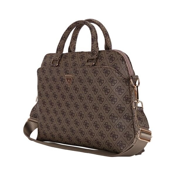 Guess-PU-4G-Triangle-Logo-taska-na-notebook-13-15-hneda