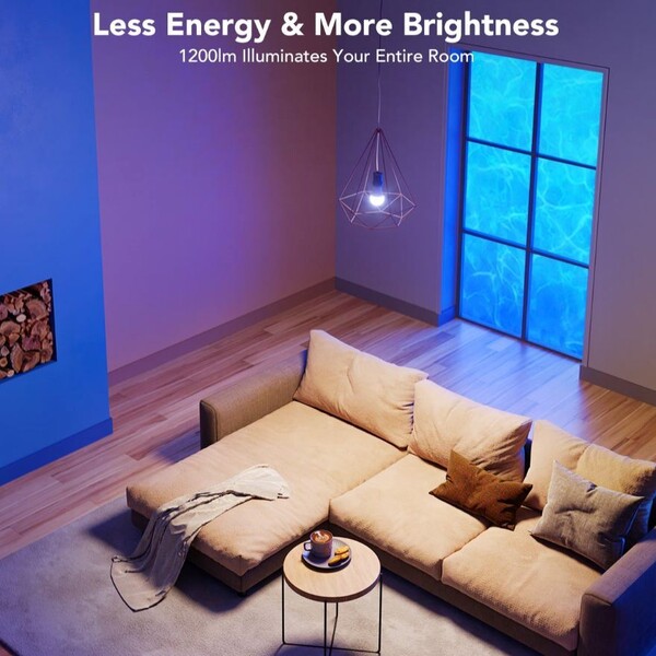 Govee-Smart-zarovka-RGBWW-12W-85W-1200lm-E27-Long-Life