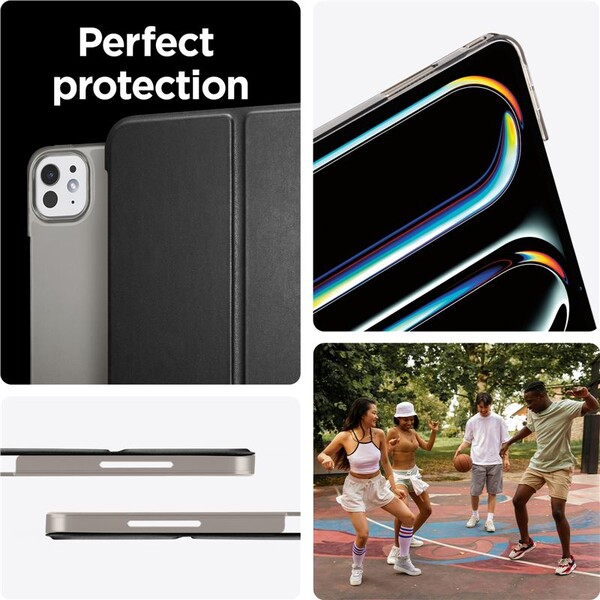 Spigen-Smart-Fold-pouzdro-iPad-Pro-11-2025-cerne