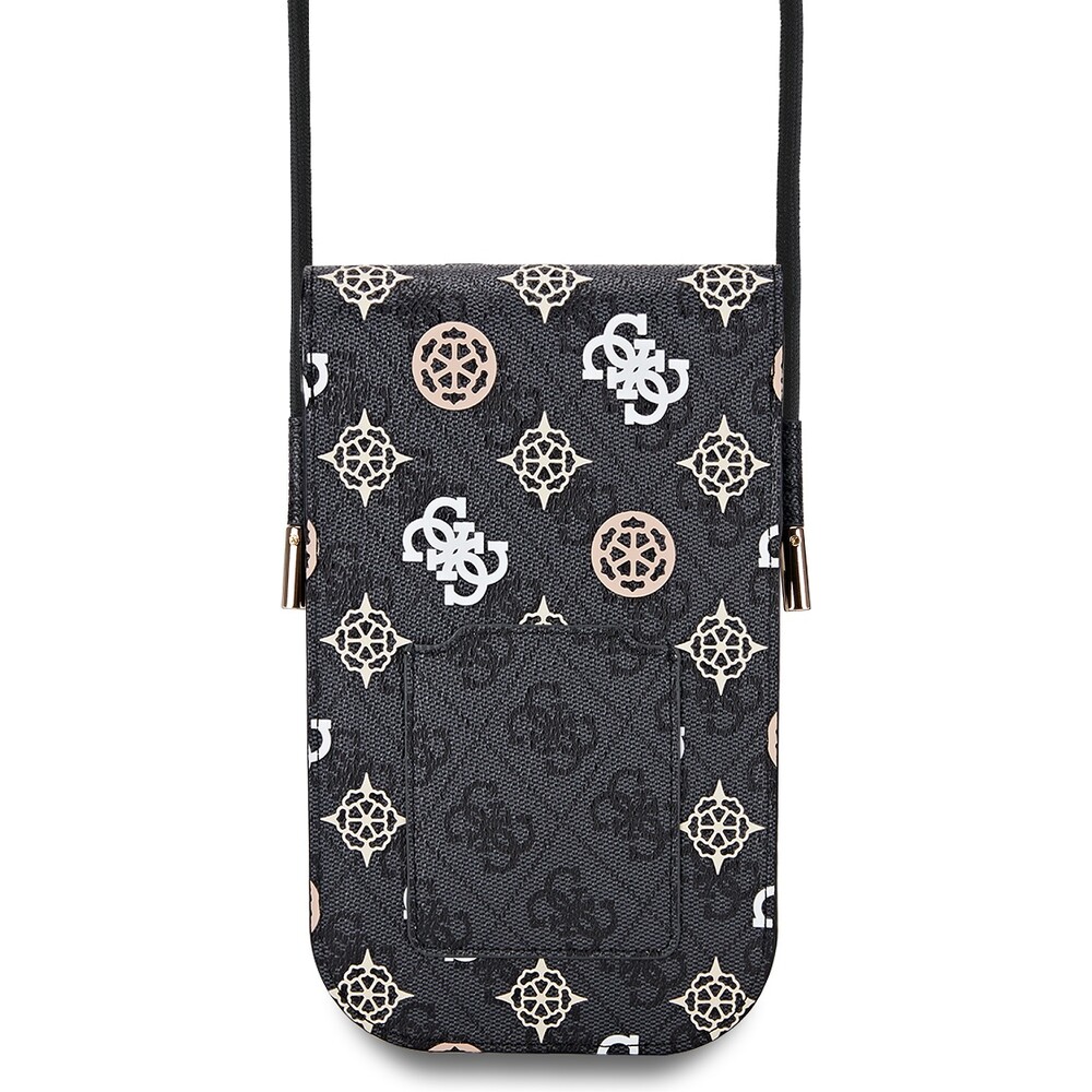 Guess-PU-4G-Peony-Multicolor-taska-na-telefon-cerna