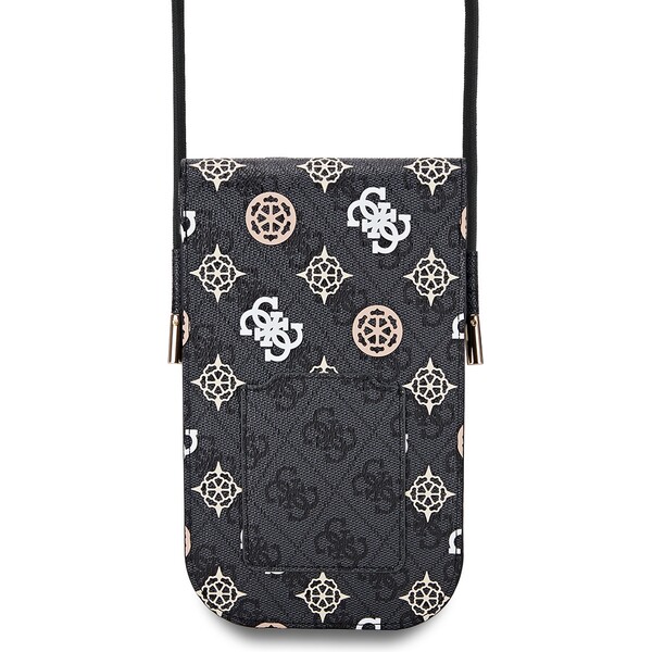Guess-PU-4G-Peony-Multicolor-taska-na-telefon-cerna