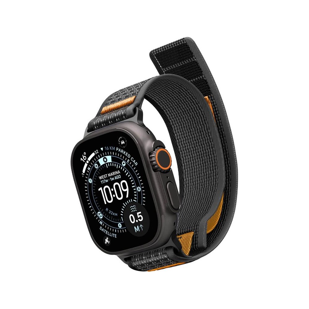 Spigen-Athlex-Air-2-Active-reminek-Apple-Watch-49-46-45-44mm-cerny-oranzovy