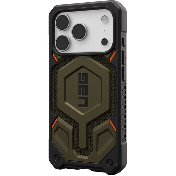 UAG-Monarch-Pro-MagSafe-Kevlar-kryt-iPhone-17-Pro-zeleny