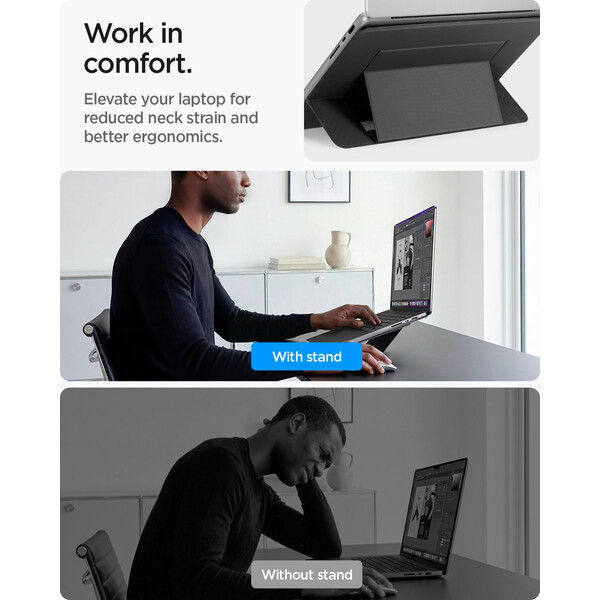 Spigen-Slim-Fold-Laptop-Stand-LD201-S7-stojanek-cerny