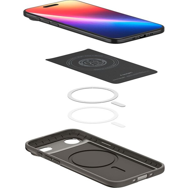 Spigen-Thin-Fit-MagSafe-kryt-iPhone-Air-gunmetal