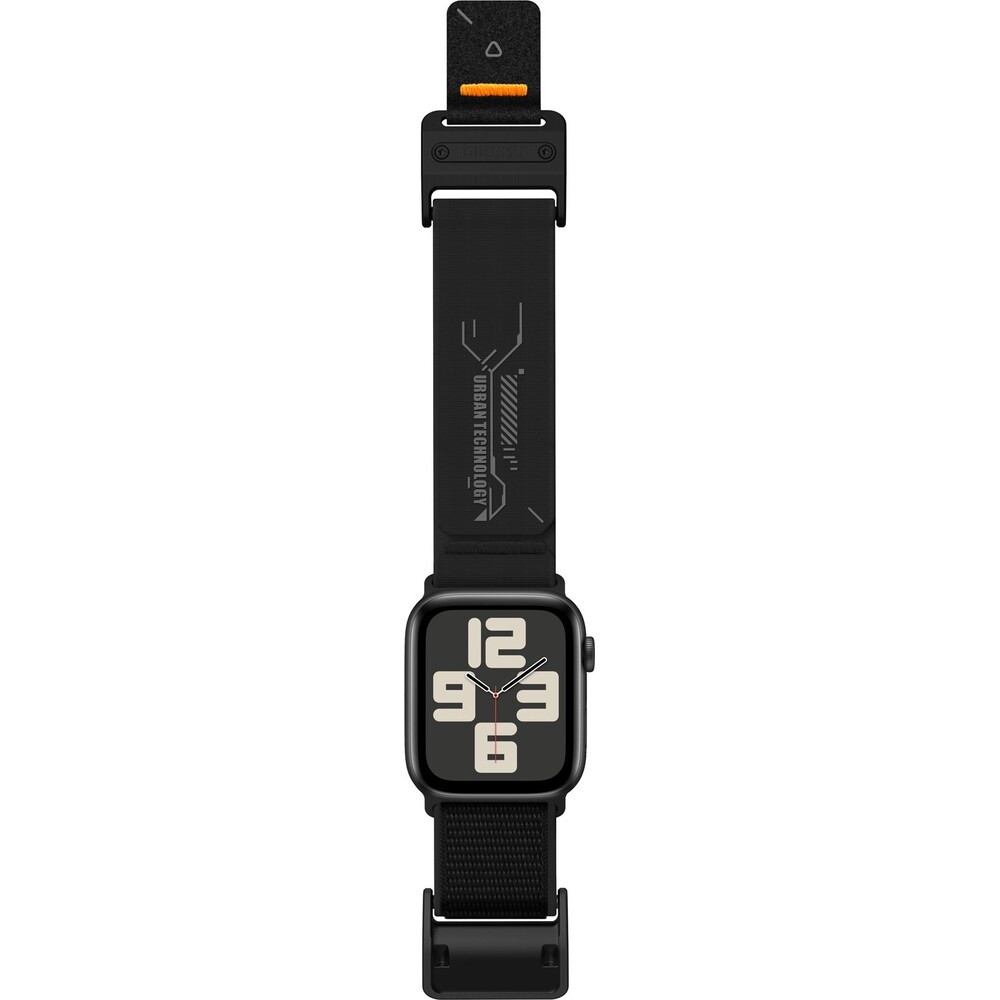 Aulumu-A11-Mag-Buckle-Slim-reminek-Apple-Watch-49-46-45-44-42mm-Black-Buckle-Black-Strap