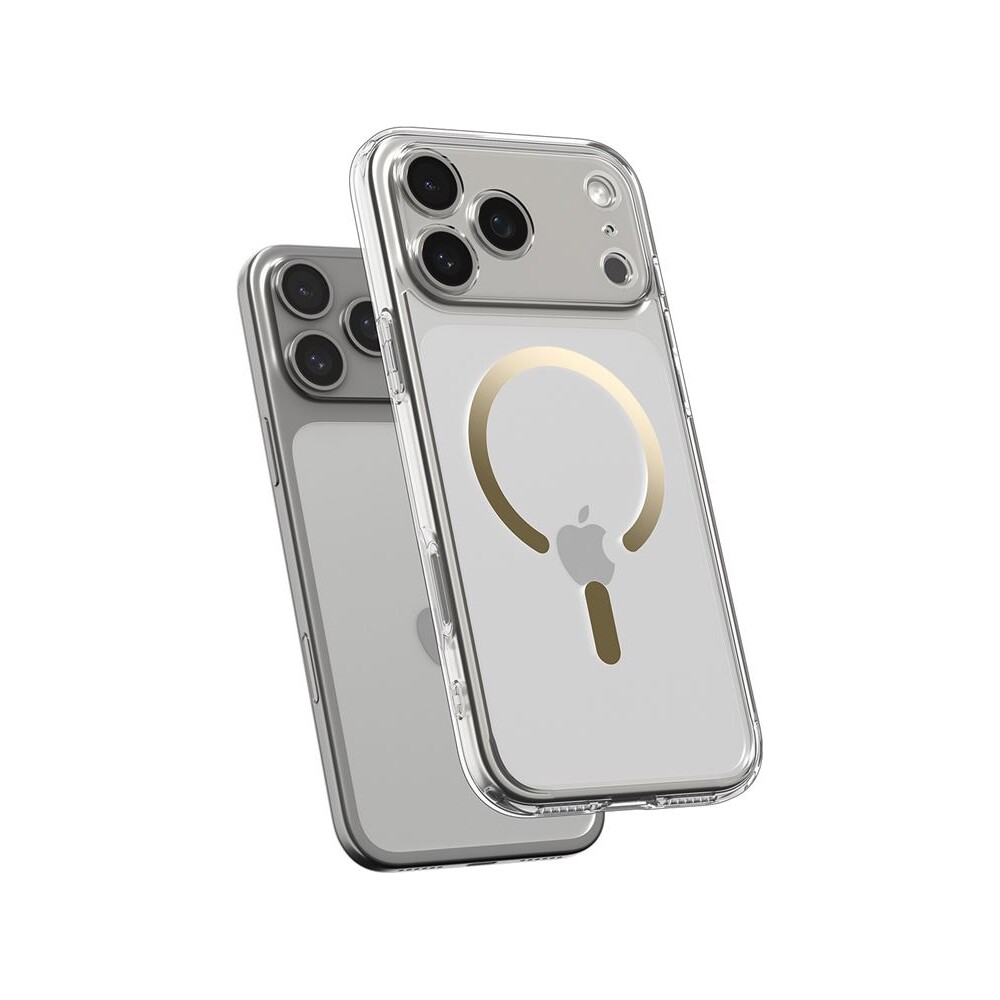 Spigen-Ultra-Hybrid-MagSafe-kryt-iPhone-17-Pro-clear-gold