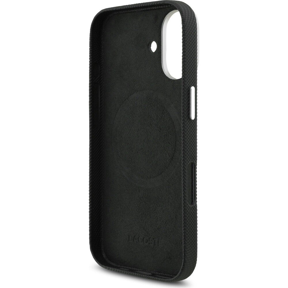 Lacoste-PVC-Iconic-Petit-Pique-Metal-Logo-MagSafe-kryt-iPhone-17-cerny