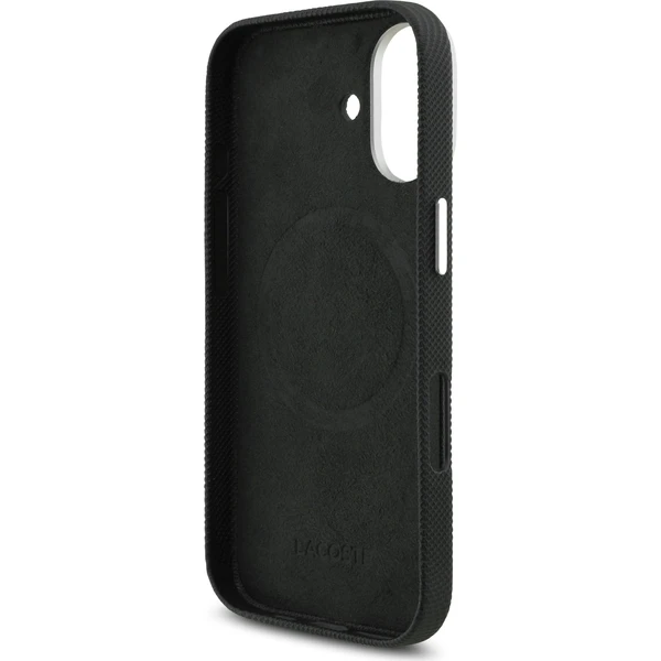 Lacoste-PVC-Iconic-Petit-Pique-Metal-Logo-MagSafe-kryt-iPhone-17-cerny