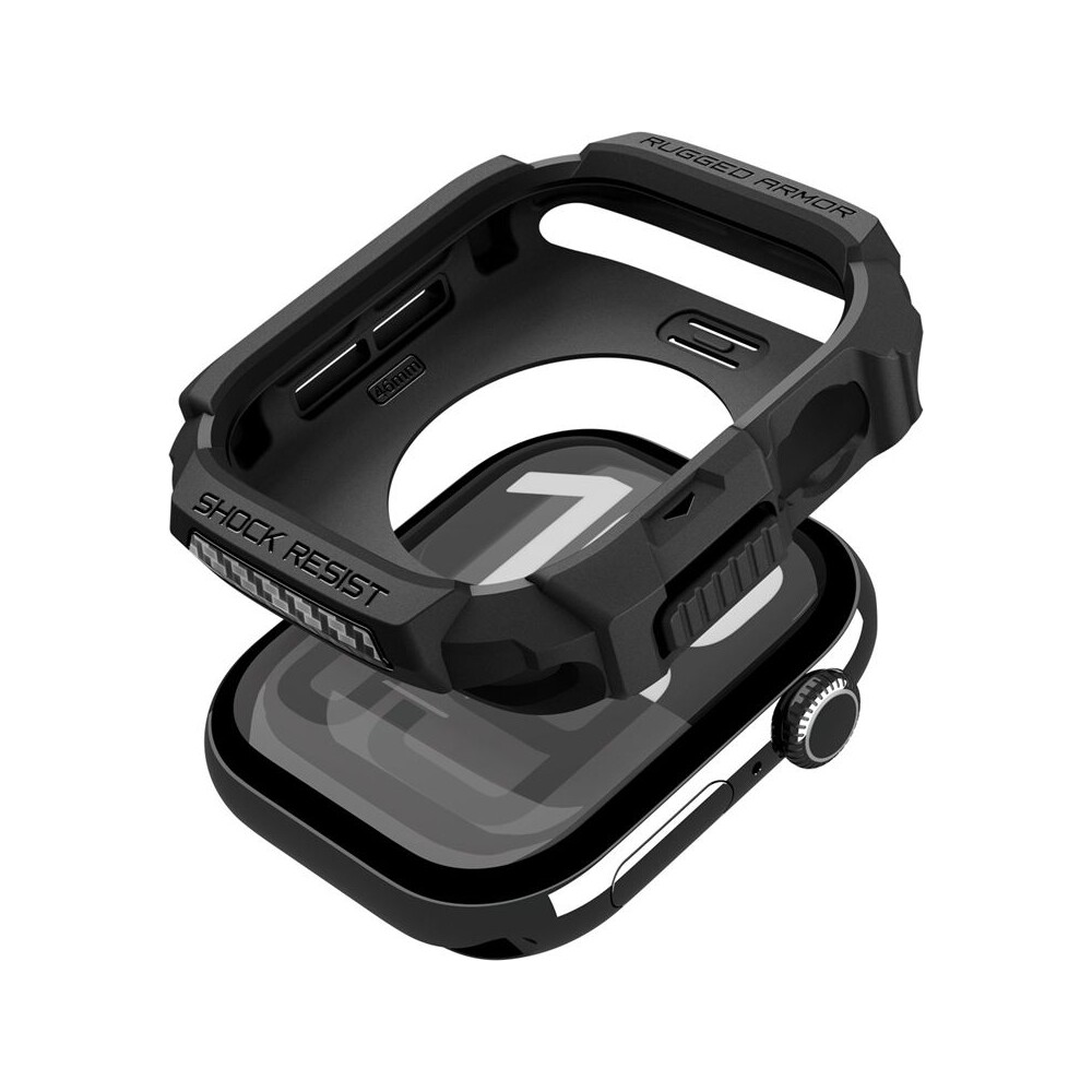Spigen-Rugged-Armor-2-pouzdro-Apple-Watch-11-46mm-matte-black