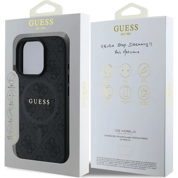 Guess-PU-Leather-4G-Colored-Ring-MagSafe-kryt-iPhone-16-Pro-Max-cerny