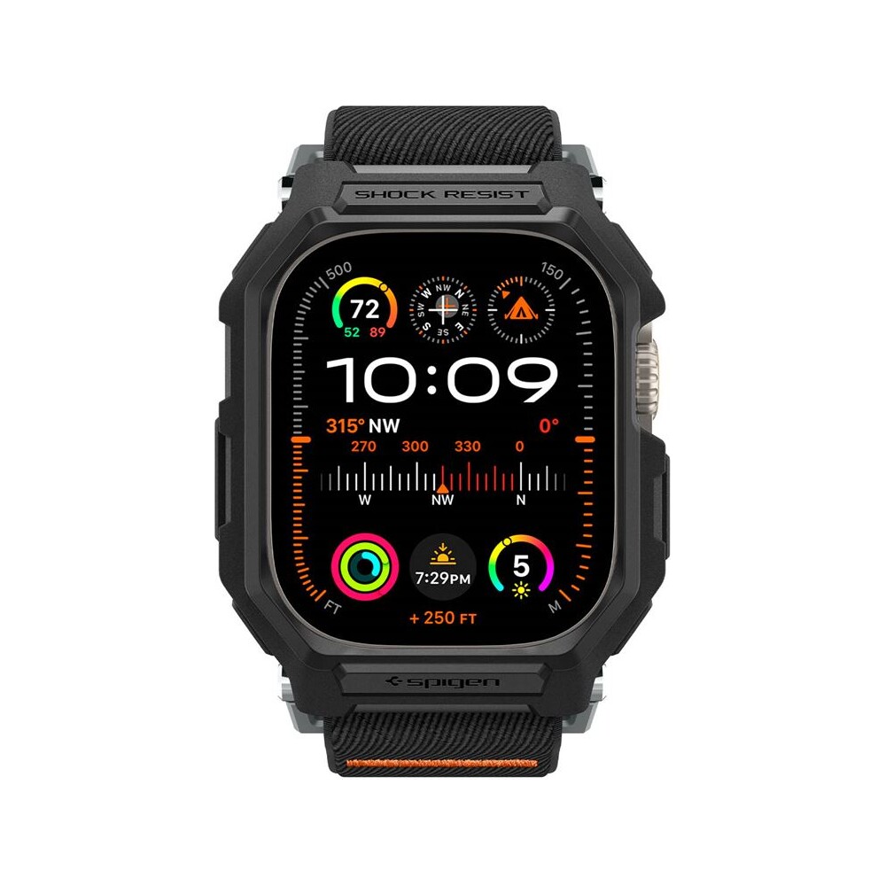 Spigen-Lite-Fit-Pro-reminek-Apple-Watch-Ultra-3-2-1-49mm-matne-cerny