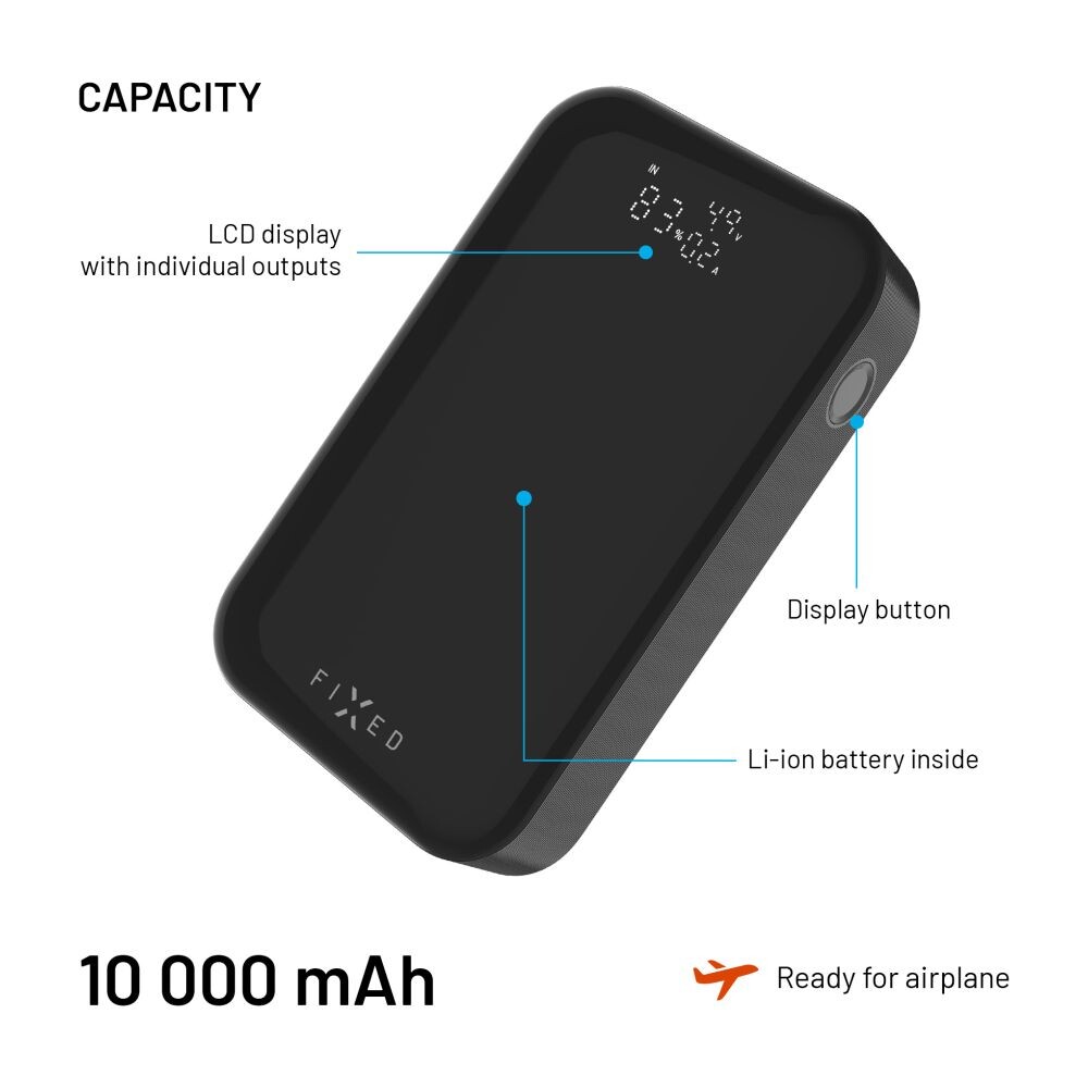 FIXED-Zen-10-Pro-powerbanka-s-LCD-displejem-30W-10-000-mAh-cerna