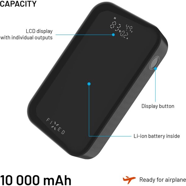 FIXED-Zen-10-Pro-powerbanka-s-LCD-displejem-30W-10-000-mAh-cerna