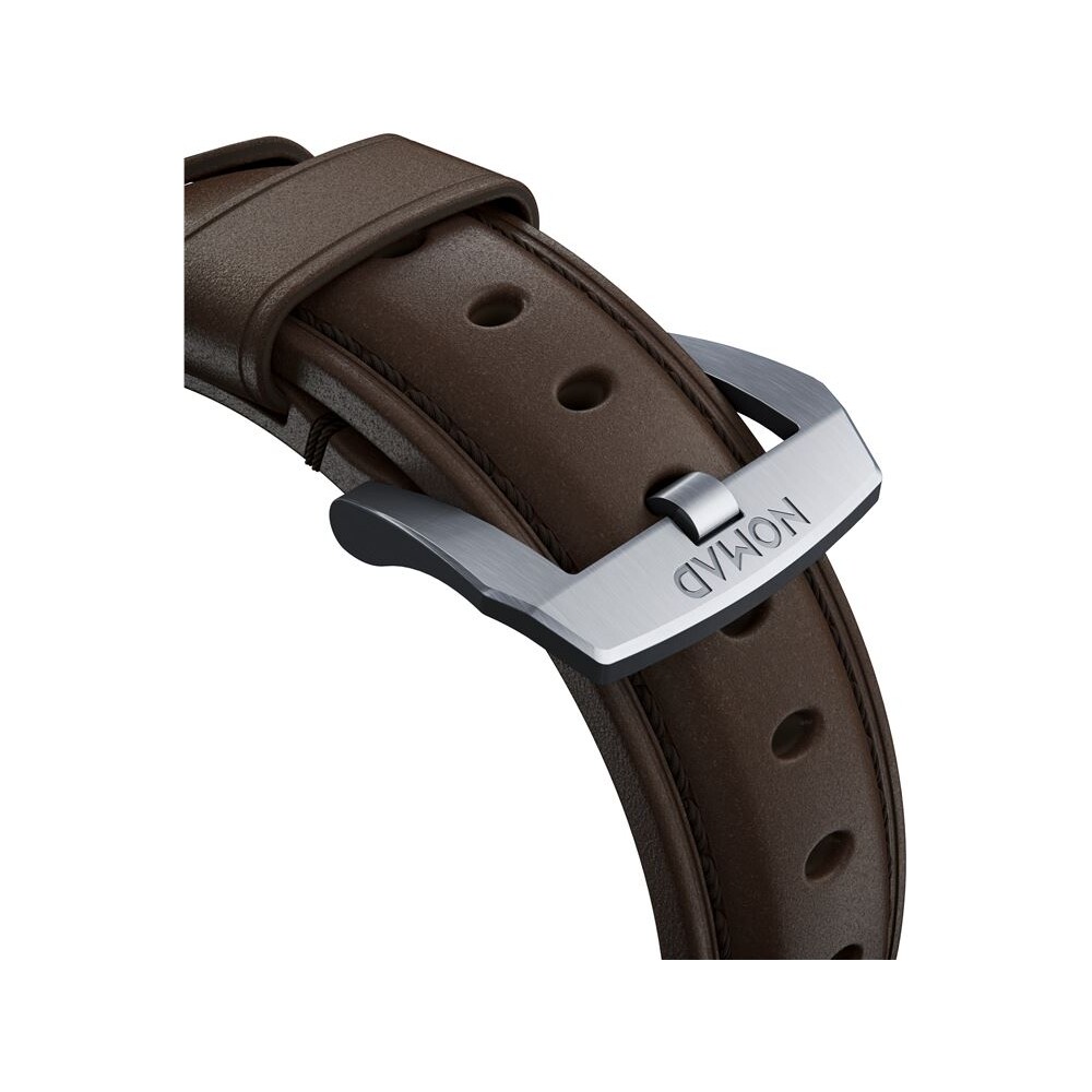 Nomad-Traditional-kozeny-reminek-Apple-Watch-Ultra-49mm-8-7-45mm-6-SE-5-4-hnedy-stribrne-prezky