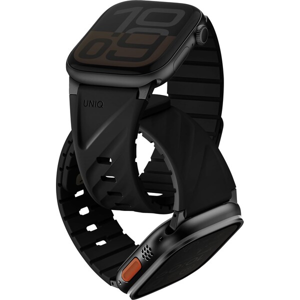 UNIQ-Fluo-Magneticky-reminek-pro-Apple-Watch-49-40mm-Midnight-Black